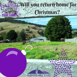 Will you be home for Christmas - the photograph is taken from the end of John St, Yallourn North